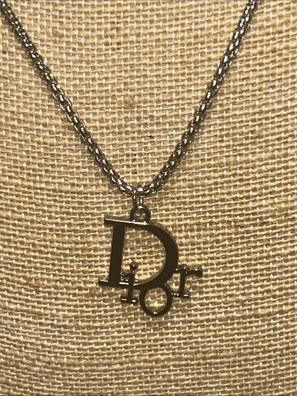 CD silver Pendant Necklace - Women's Jewelry